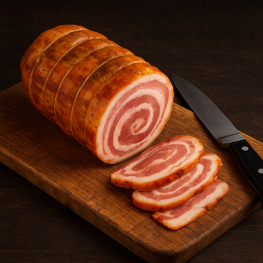Pancetta arrotolata